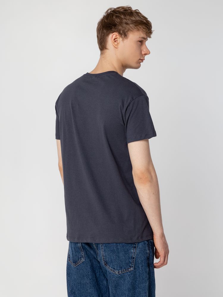 Футболка унисекс Regent 150, серая (стальная) — изображение 6