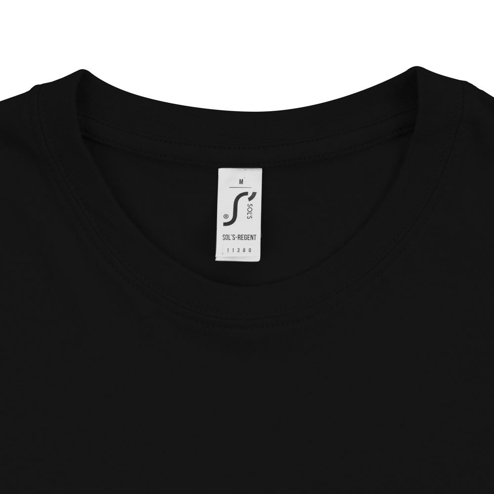 Футболка унисекс Regent 150, черная — изображение 3