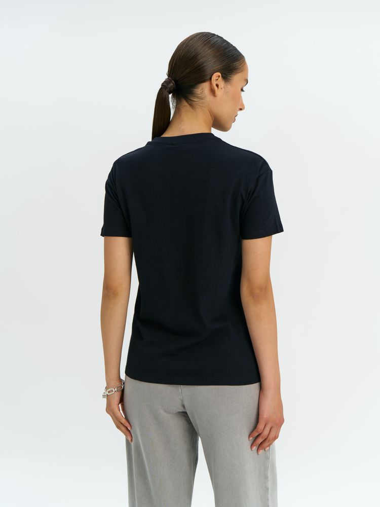 Футболка унисекс Regent 150, черная — изображение 10