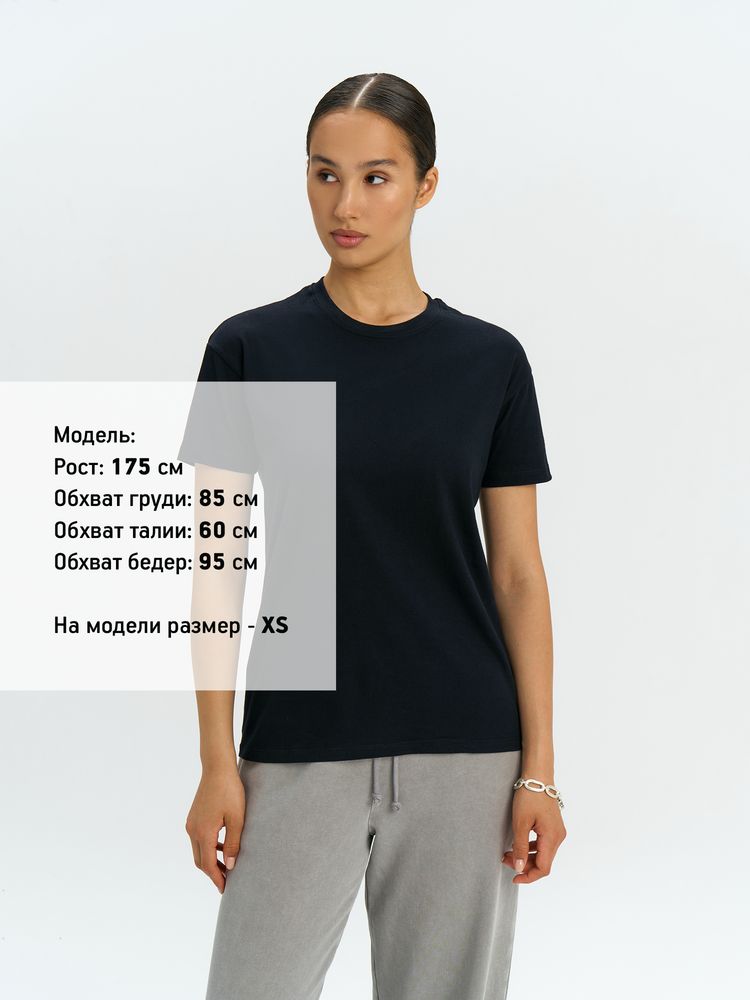 Футболка унисекс Regent 150, черная — изображение 8