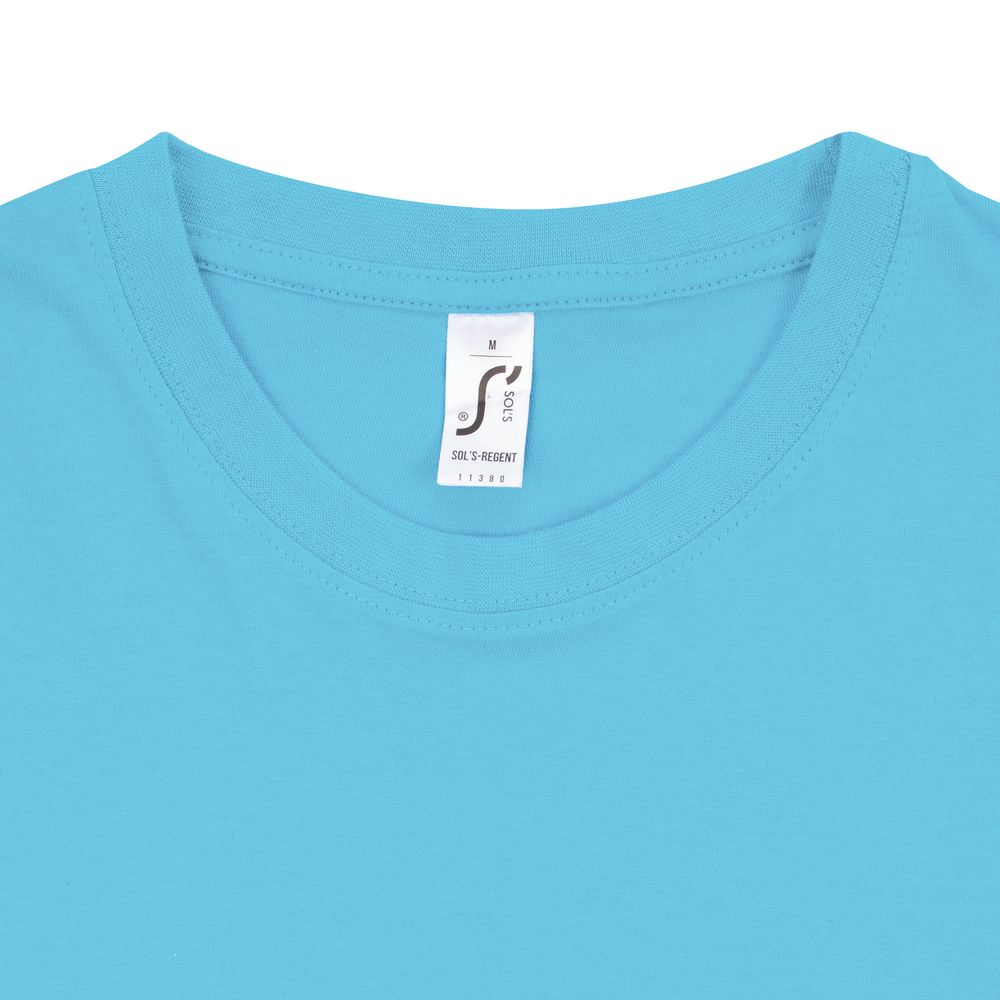Футболка унисекс Regent 150, бирюзовая — изображение 3