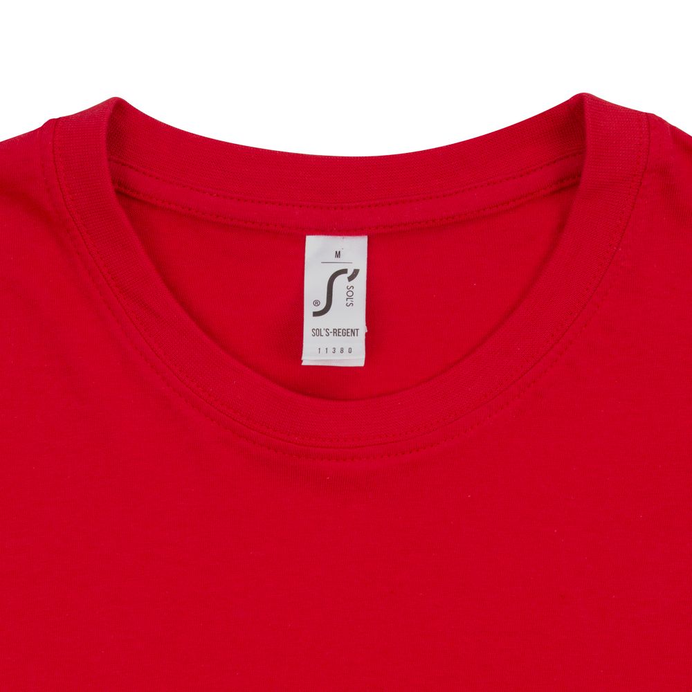 Футболка унисекс Regent 150, красная — изображение 3