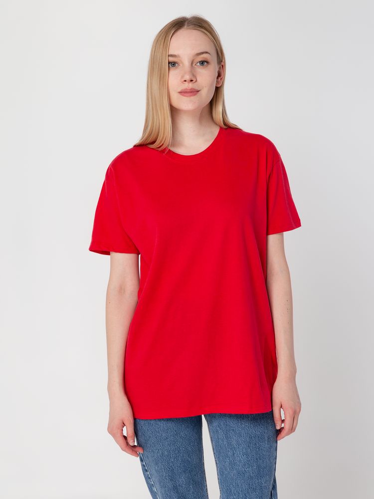 Футболка унисекс Regent 150, красная — изображение 5