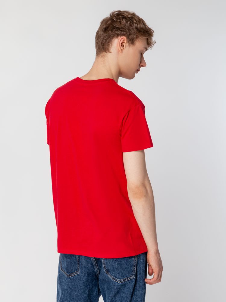 Футболка унисекс Regent 150, красная — изображение 10