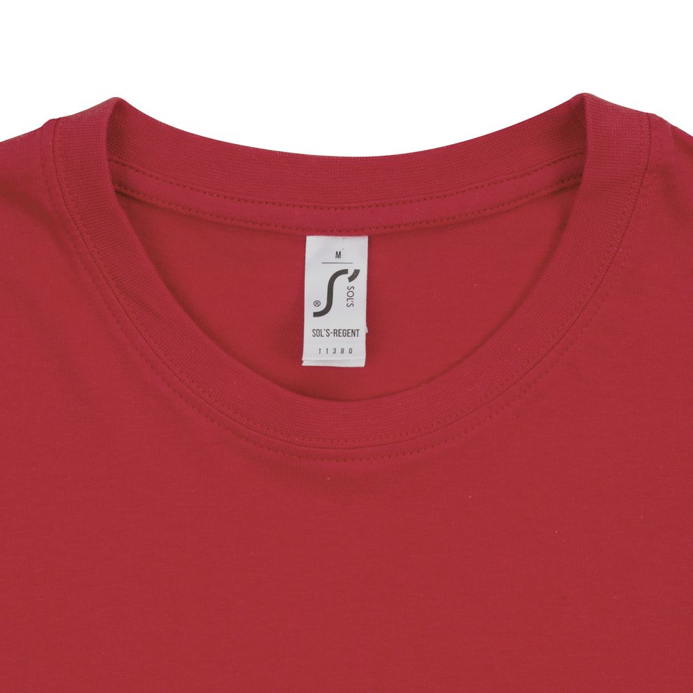 Футболка унисекс Regent 150, вишнево-красная — изображение 3