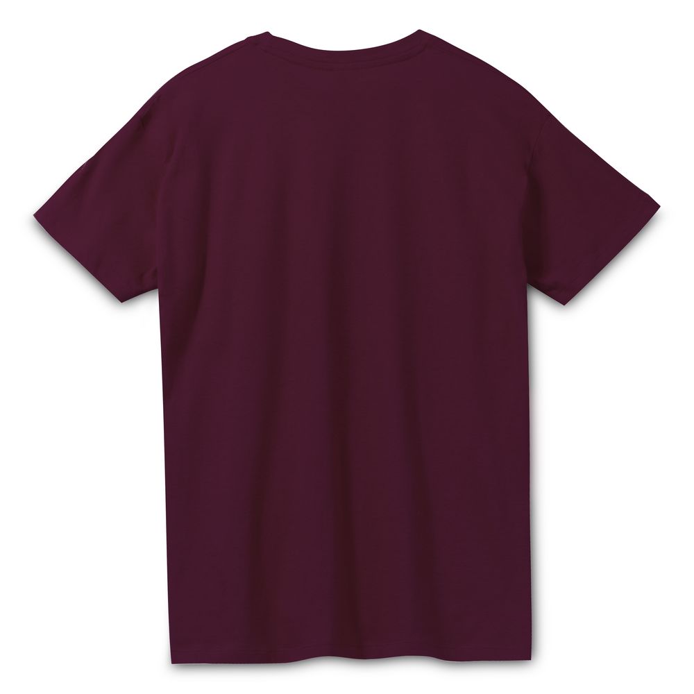 Футболка унисекс Regent 150, бордовая — изображение 2