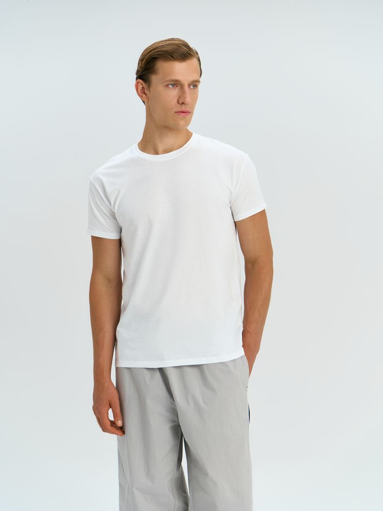 Футболка унисекс Regent 150, синяя (джинс) — изображение 5