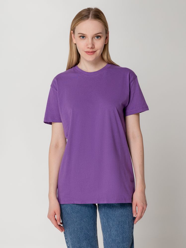 Футболка унисекс Regent 150, фиолетовая — изображение 5