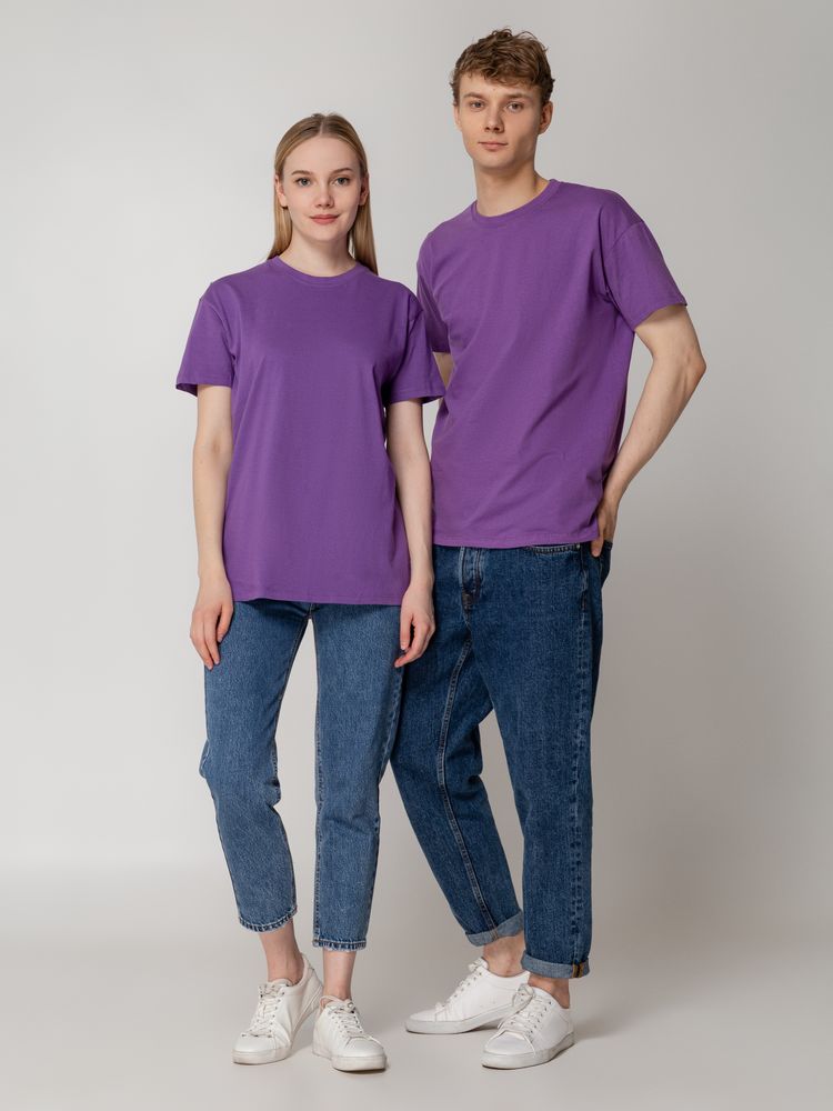 Футболка унисекс Regent 150, фиолетовая — изображение 11