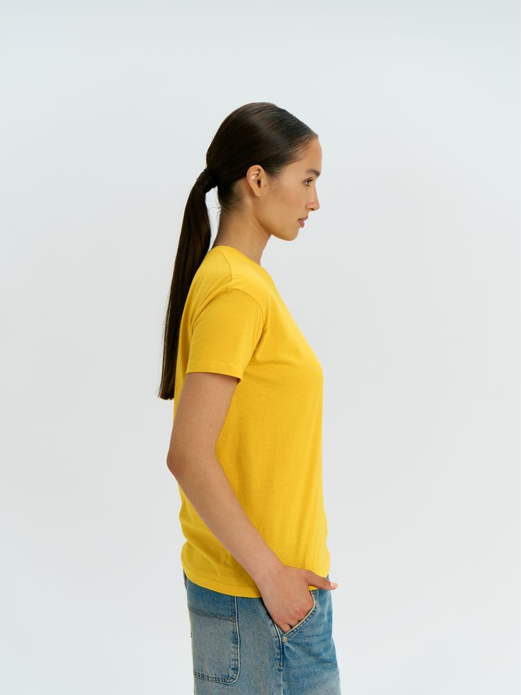 Футболка унисекс Regent 150, желтая — изображение 6