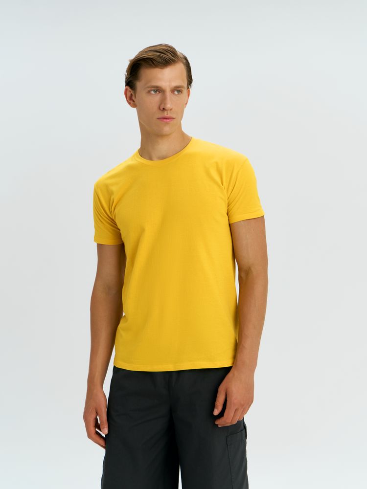 Футболка унисекс Regent 150, желтая — изображение 9