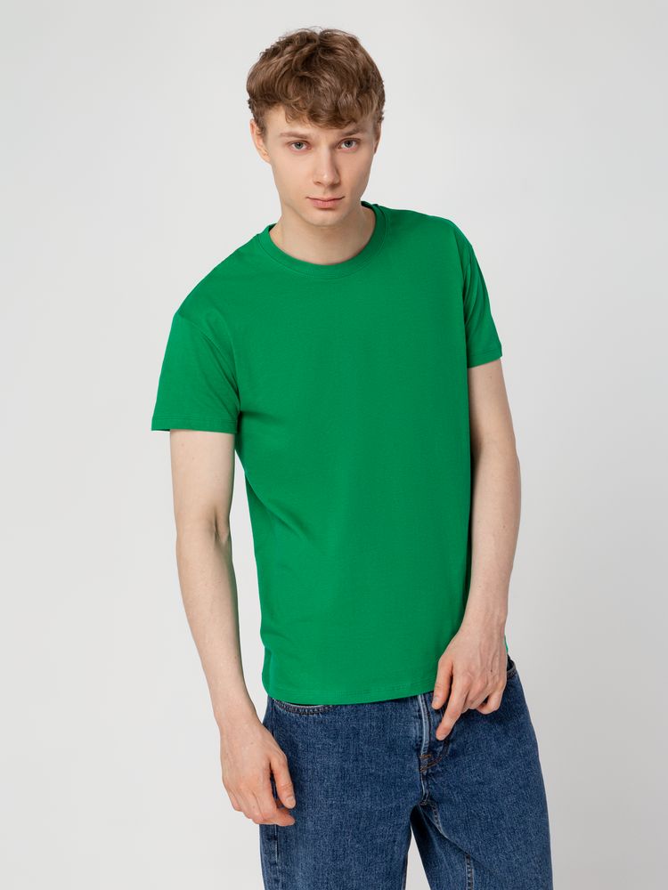 Футболка унисекс Regent 150, ярко-зеленая — изображение 9