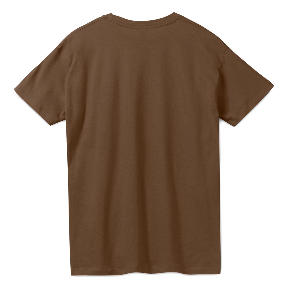 Футболка унисекс Regent 150, коричневая — изображение 2