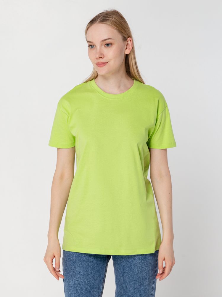 Футболка унисекс Regent 150, зеленое яблоко — изображение 5