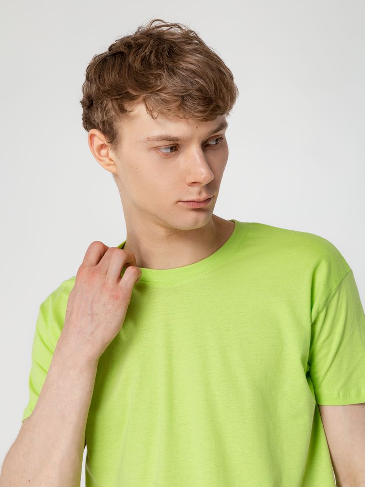 Футболка унисекс Regent 150, зеленое яблоко — изображение 10