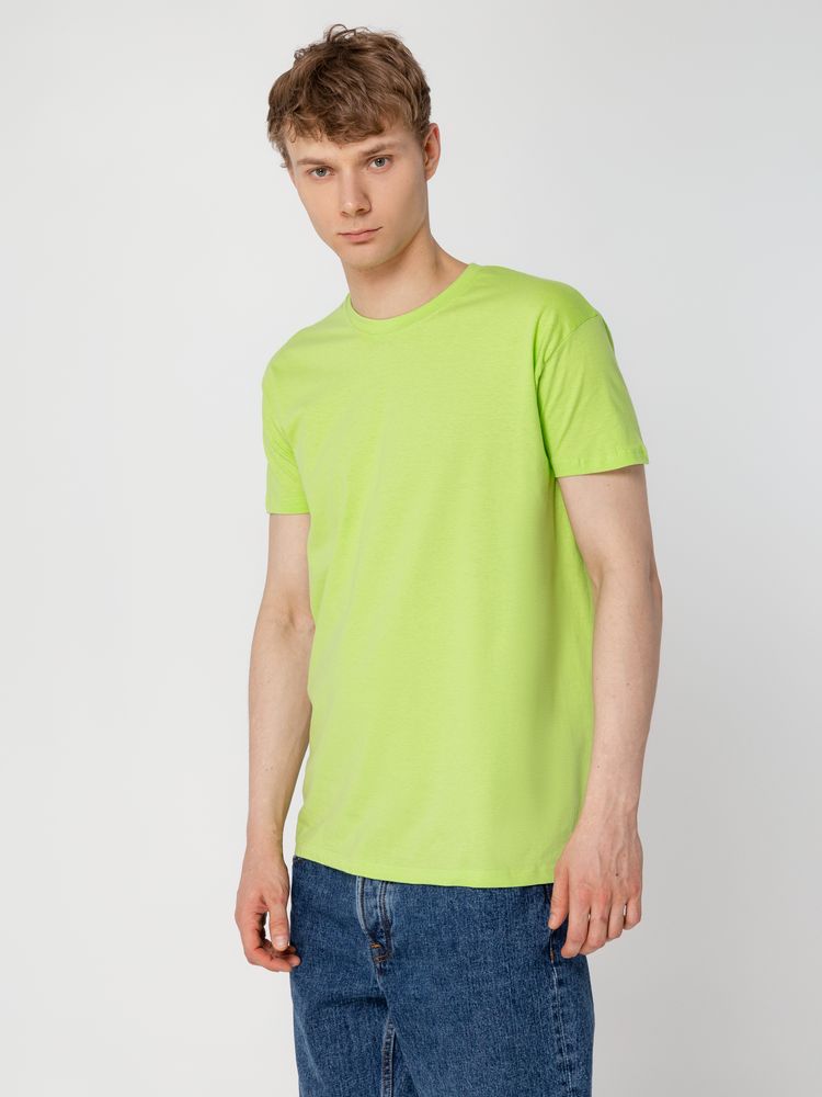 Футболка унисекс Regent 150, зеленое яблоко — изображение 8