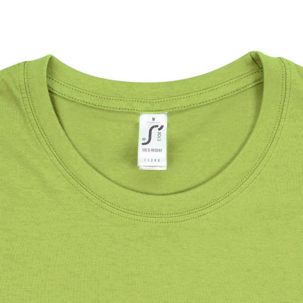 Футболка унисекс Regent 150, зеленое яблоко — изображение 3