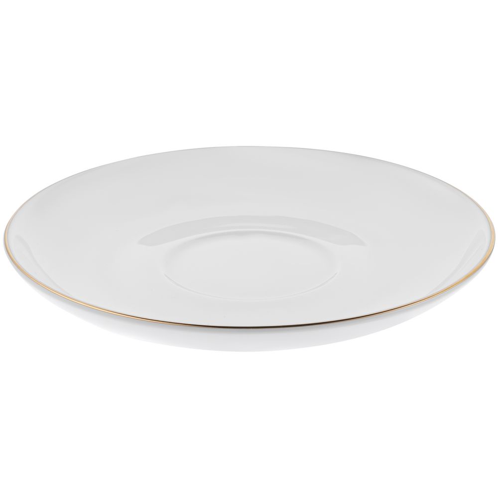 Кофейная пара Select, белая с золотистой отводкой — изображение 9