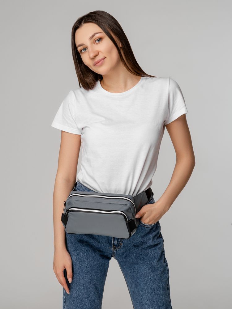 Поясная сумка Tabby, серая — изображение 12