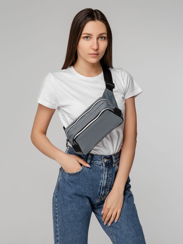 Поясная сумка Tabby, серая — изображение 8