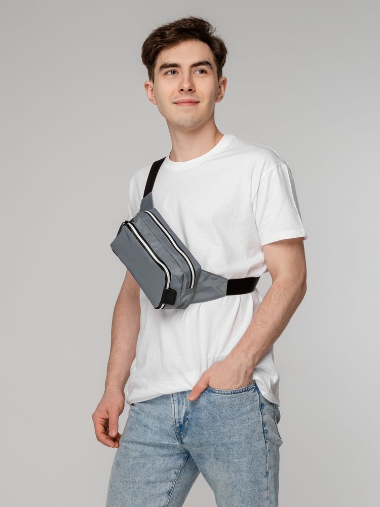 Поясная сумка Tabby, серая — изображение 10