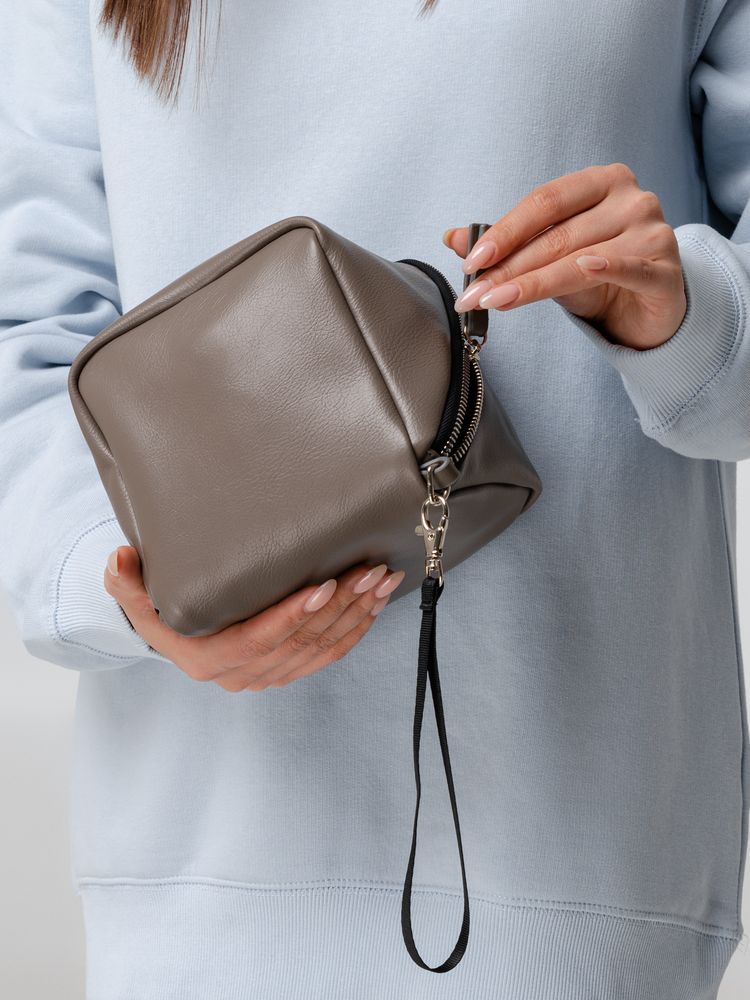 Дорожная косметичка Cubo, серая — изображение 9