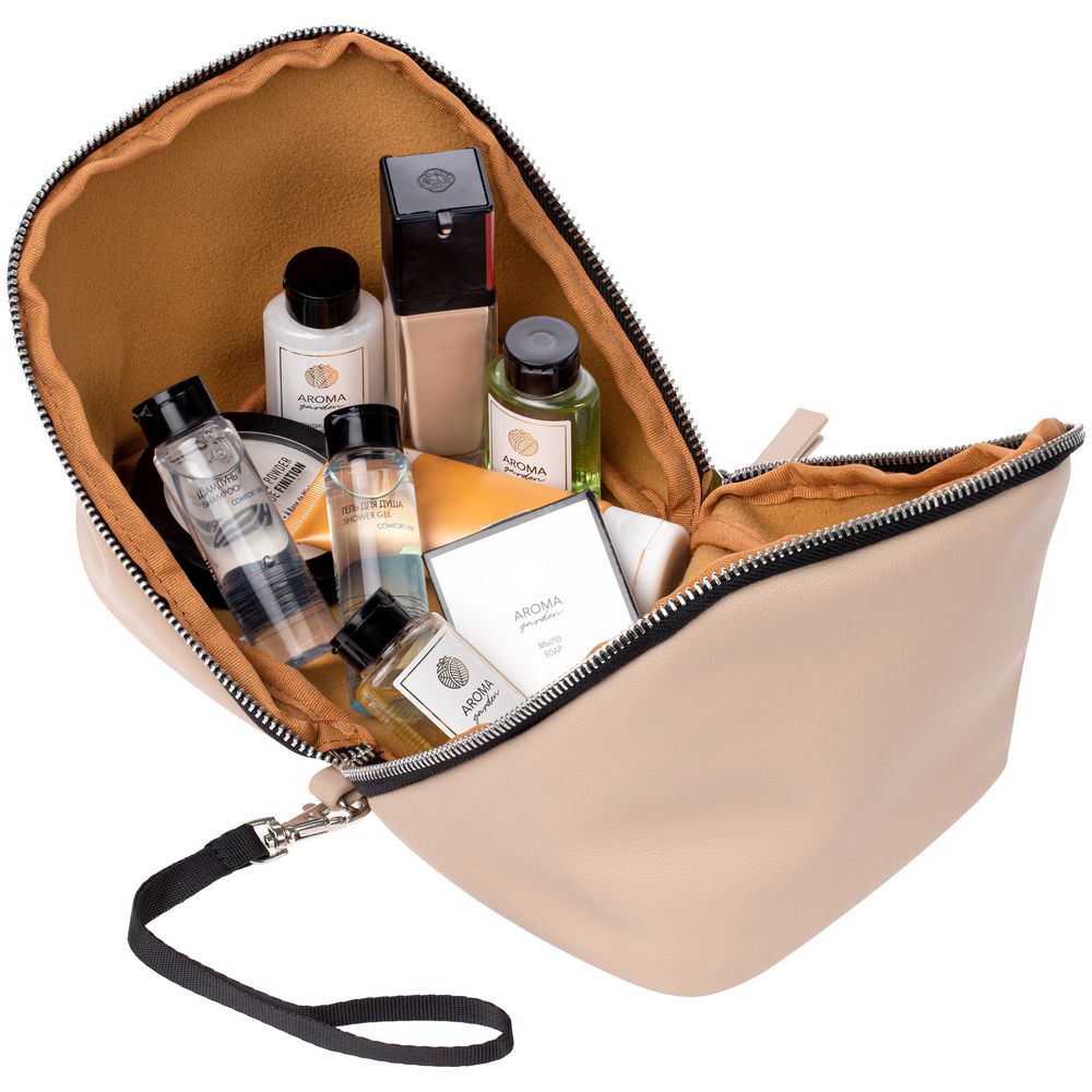 Дорожная косметичка Cubo, бежевая — изображение 7