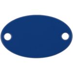 Шильдик металлический Alfa Oval, синий