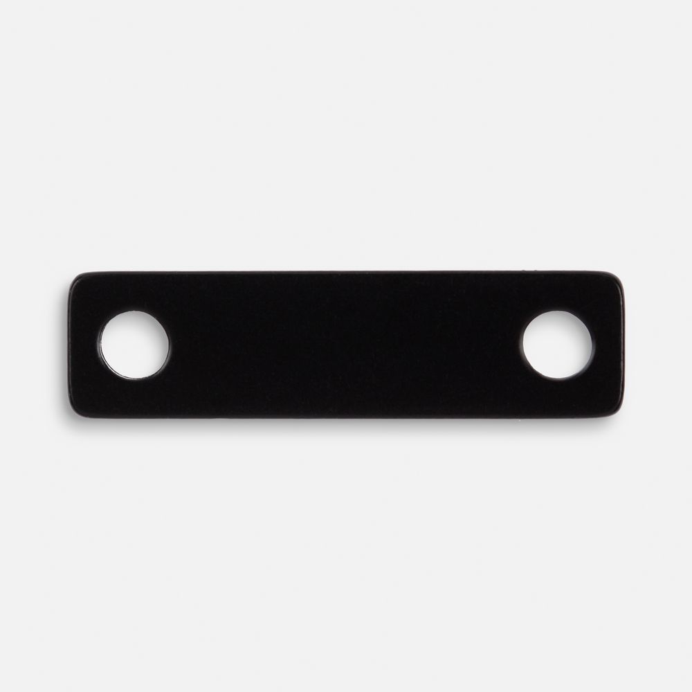 Шильдик металлический Alfa Liten, черный