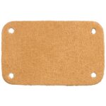 Лейбл кожаный Beta, S, бежевый