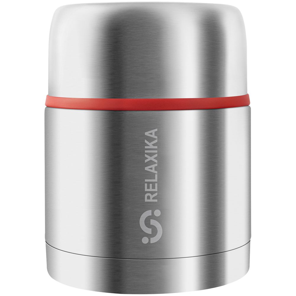 Термос для еды Relaxika 500, в чехле, стальной — изображение 2