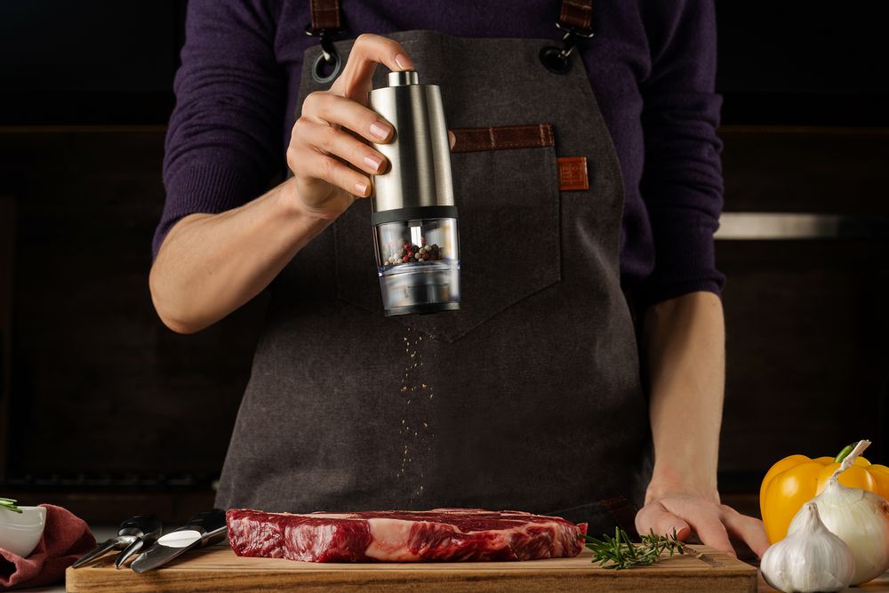 Электрическая мельница для специй Mill of Steel, малая, в упаковке — изображение 5