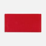 Лейбл из ПВХ Dzeta, XS, красный