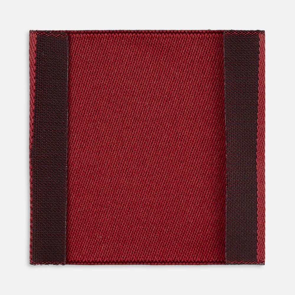 Лейбл тканевый Epsilon, L, бордовый — изображение 2