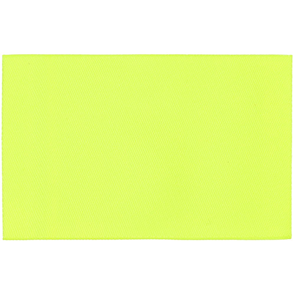Лейбл тканевый Epsilon, XL, желтый неон