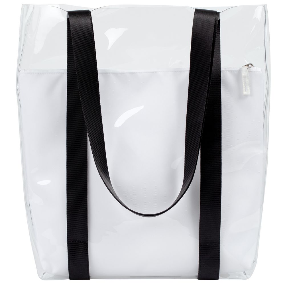 Шопер Clarity с белым органайзером, прозрачный — изображение 2