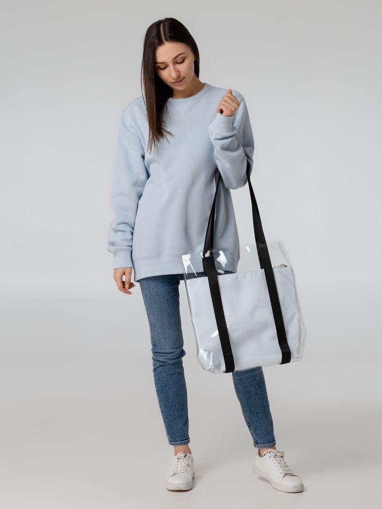 Шопер Clarity с серым органайзером, прозрачный — изображение 4
