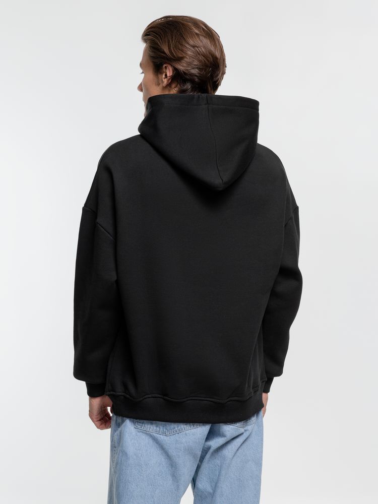 Худи оверсайз Kulonga Comfort Heavy, черное — изображение 6