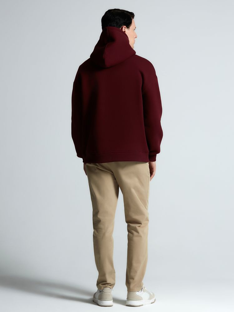 Худи Kulonga Oversize, бордовое — изображение 9