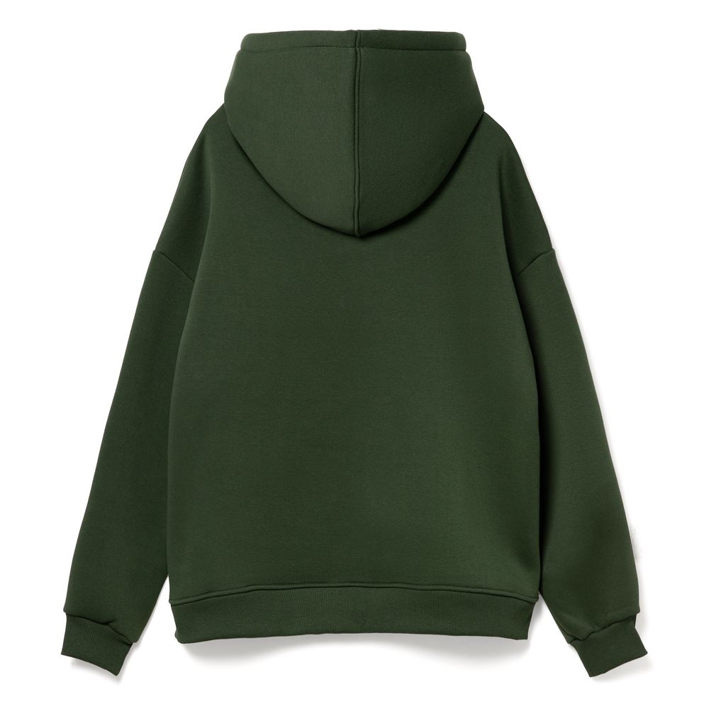 Худи Kulonga Oversize, темно-зеленое — изображение 2