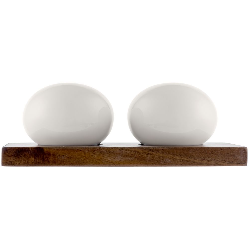 Набор из солонки и перечницы Piacente, белый — изображение 2