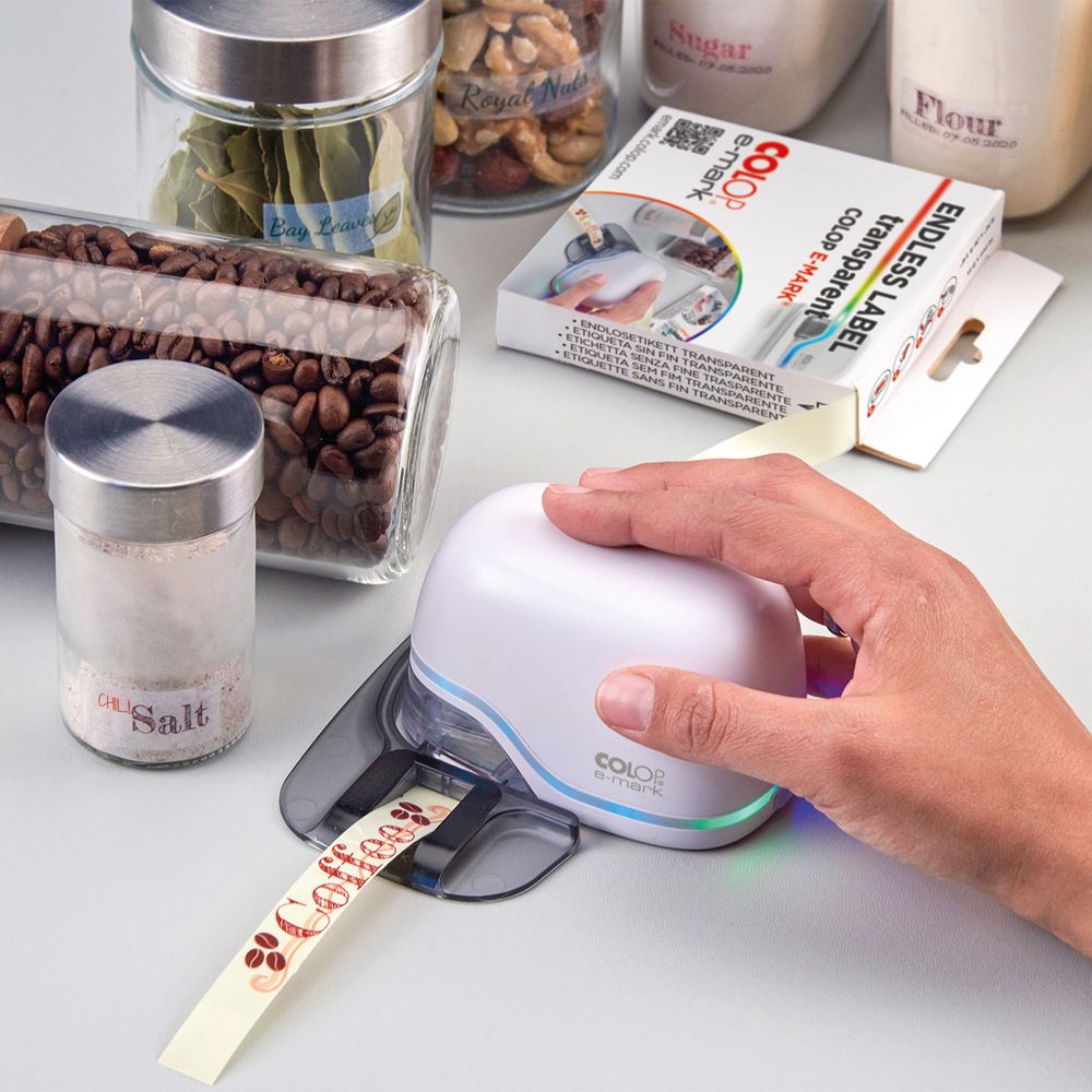 Клейкая лента для принтера Colop e-mark, прозрачная — изображение 2