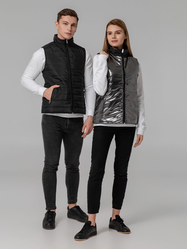 Жилет двусторонний Climb, черный — изображение 14