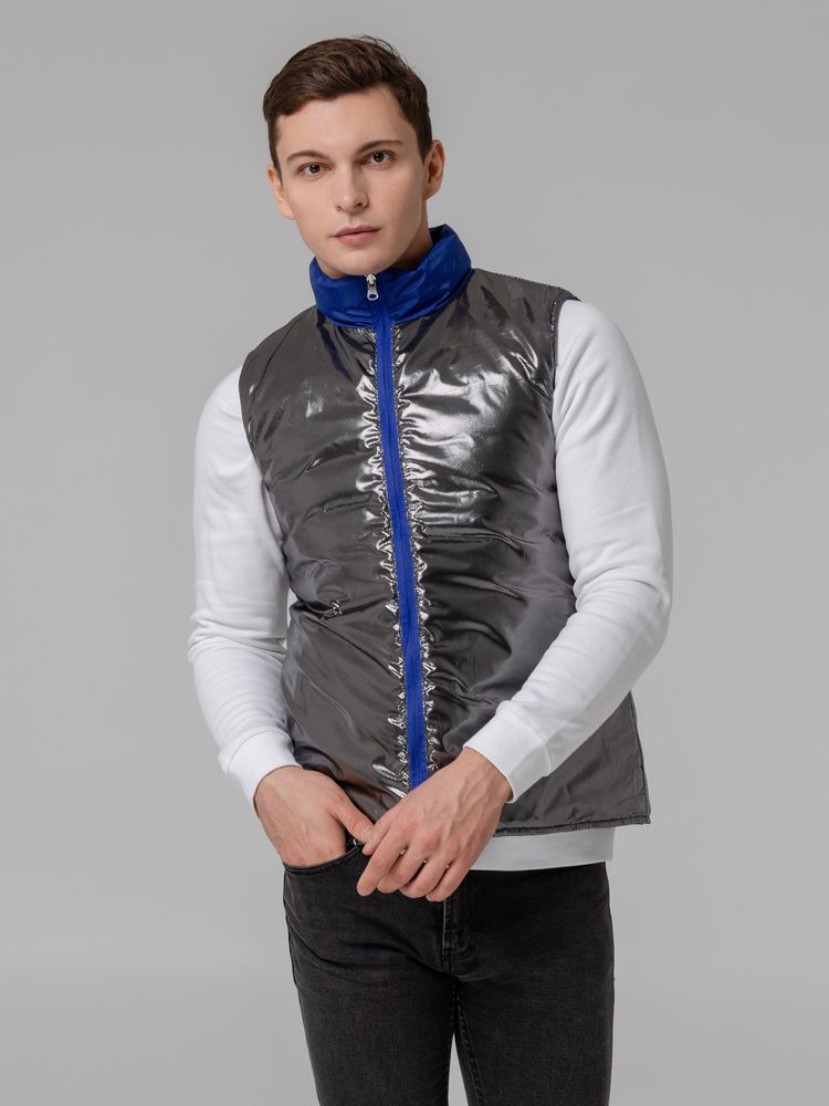 Жилет двусторонний Climb, ярко-синий (сапфир) — изображение 14