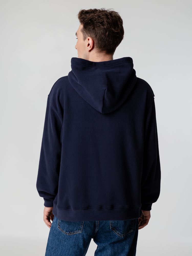 Худи флисовое унисекс Manakin, темно-синее — изображение 6