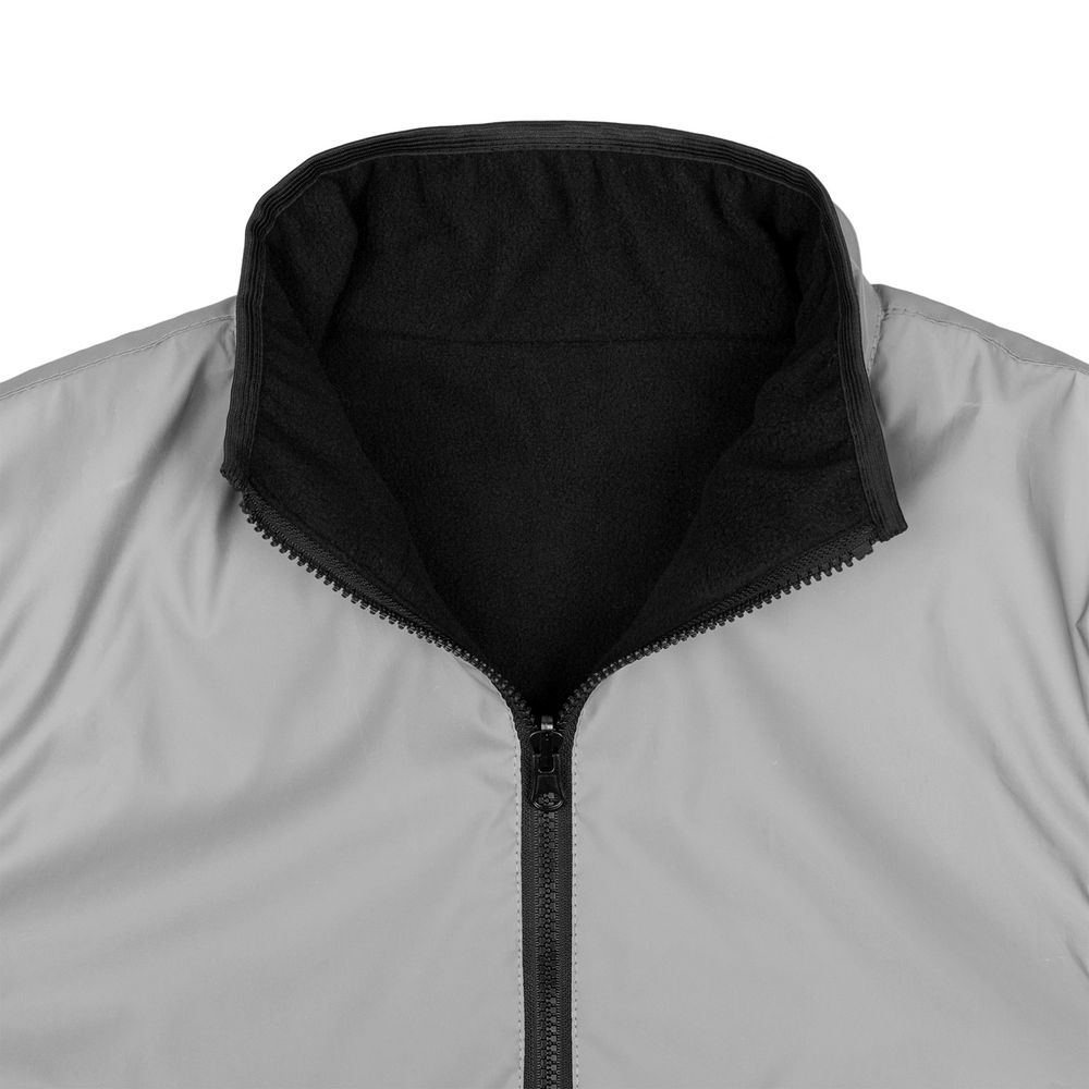 Жилет двусторонний Manifest из светоотражающей ткани, серый — изображение 7