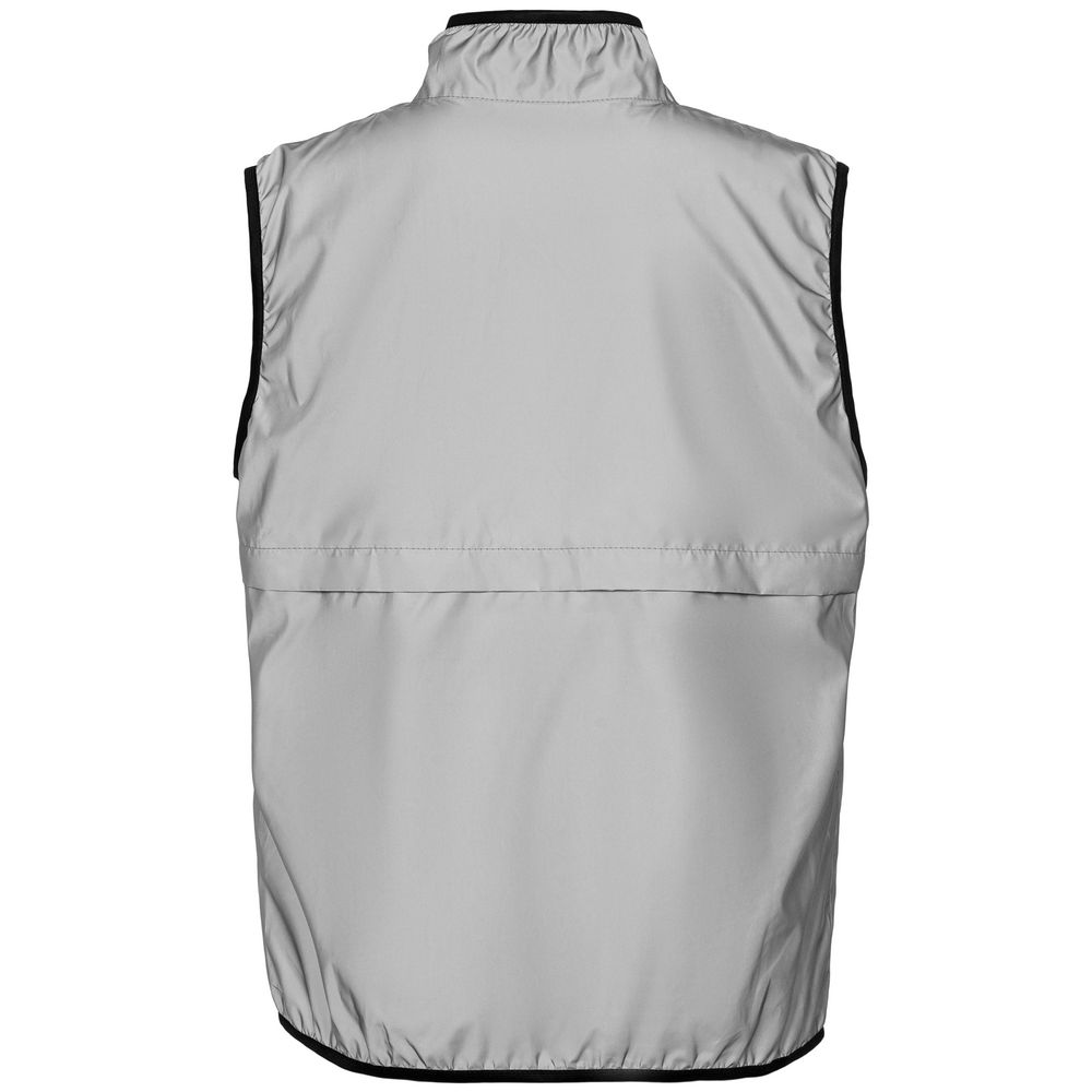 Жилет двусторонний Manifest из светоотражающей ткани, серый — изображение 4