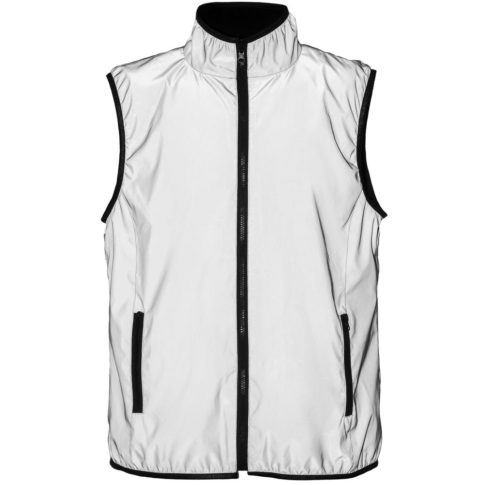 Жилет двусторонний Manifest из светоотражающей ткани, серый — изображение 3