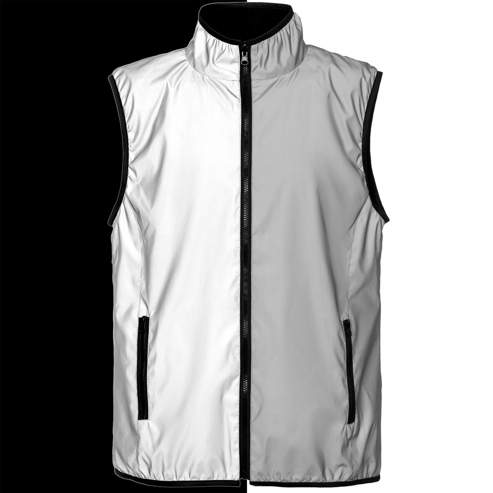 Жилет двусторонний Manifest из светоотражающей ткани, серый — изображение 2