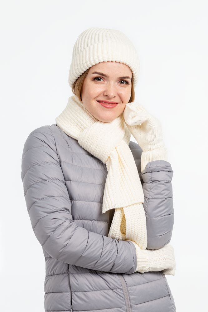 Шарф Nordkapp, молочно-белый — изображение 6